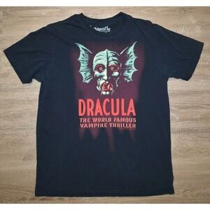Dragonfly Clothing Dracula Movie 2005 Graphic T‎ Shirt Black Large (fits small)